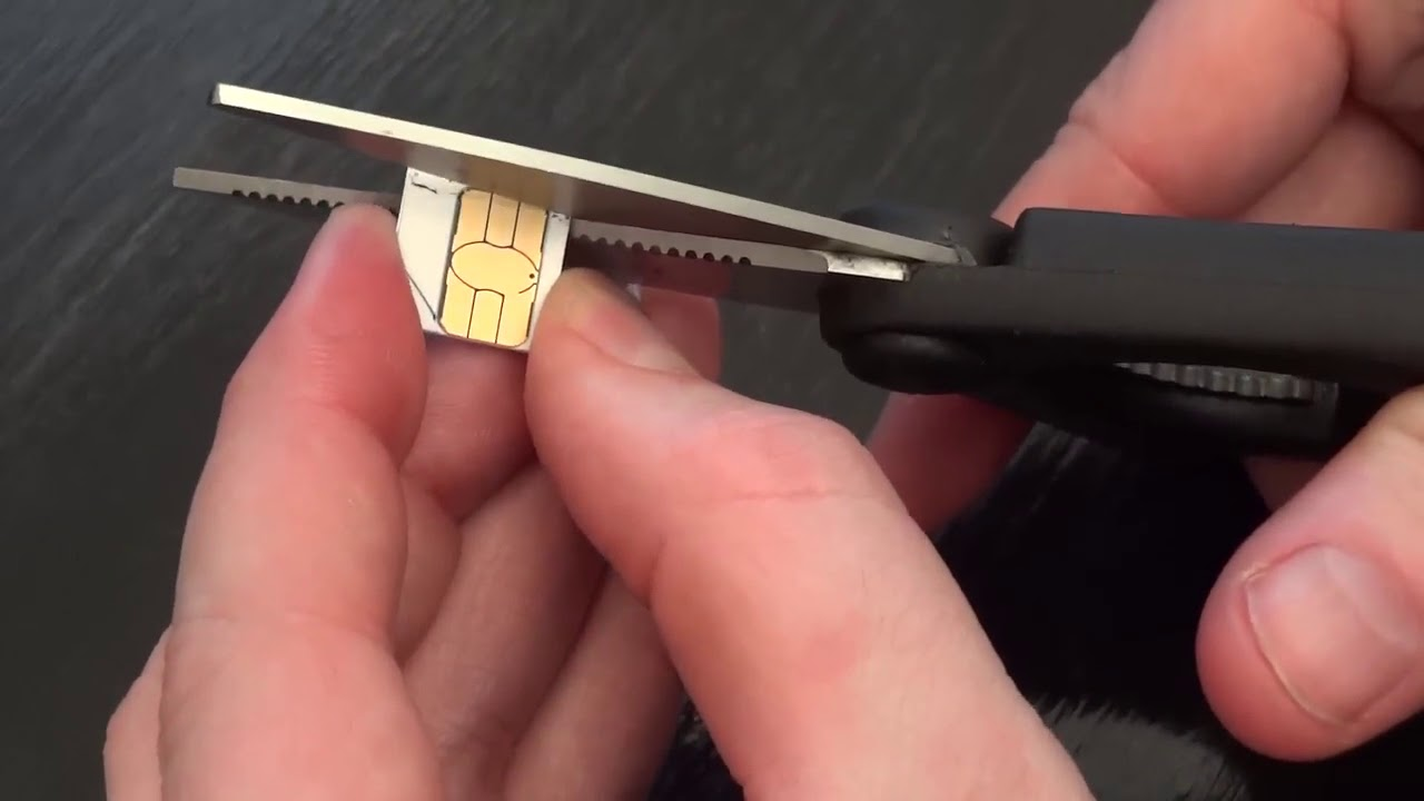 Hướng dẫn cách cắt sim nano 