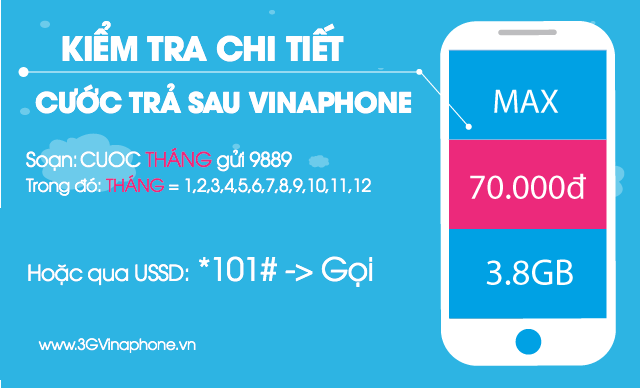 Kiểm tra sim trả sau Vinaphone