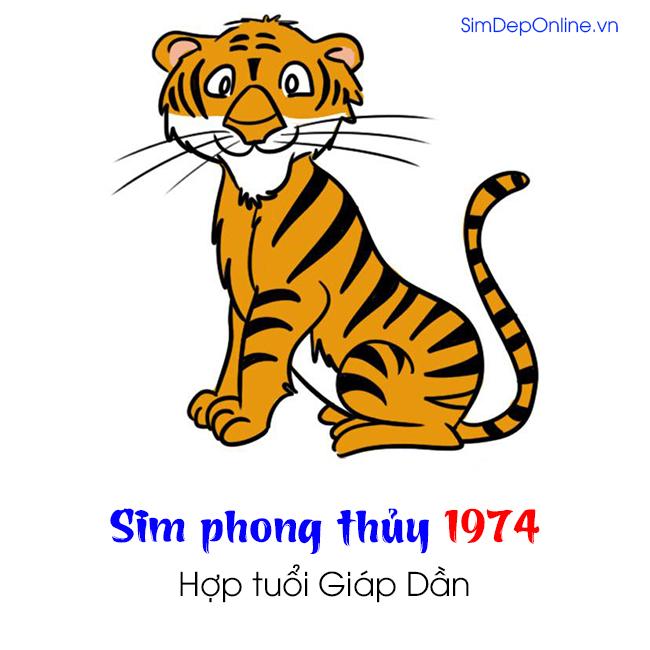 sim năm sinh 1974