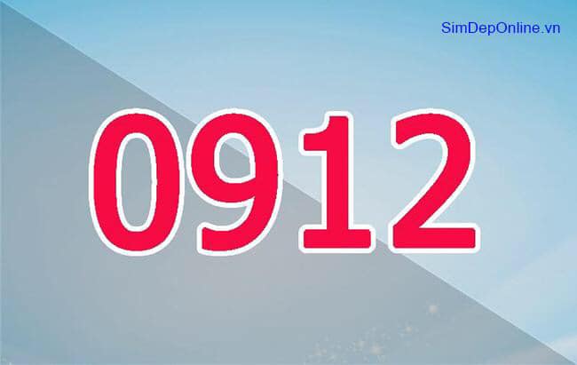 sim đầu số cổ 0912